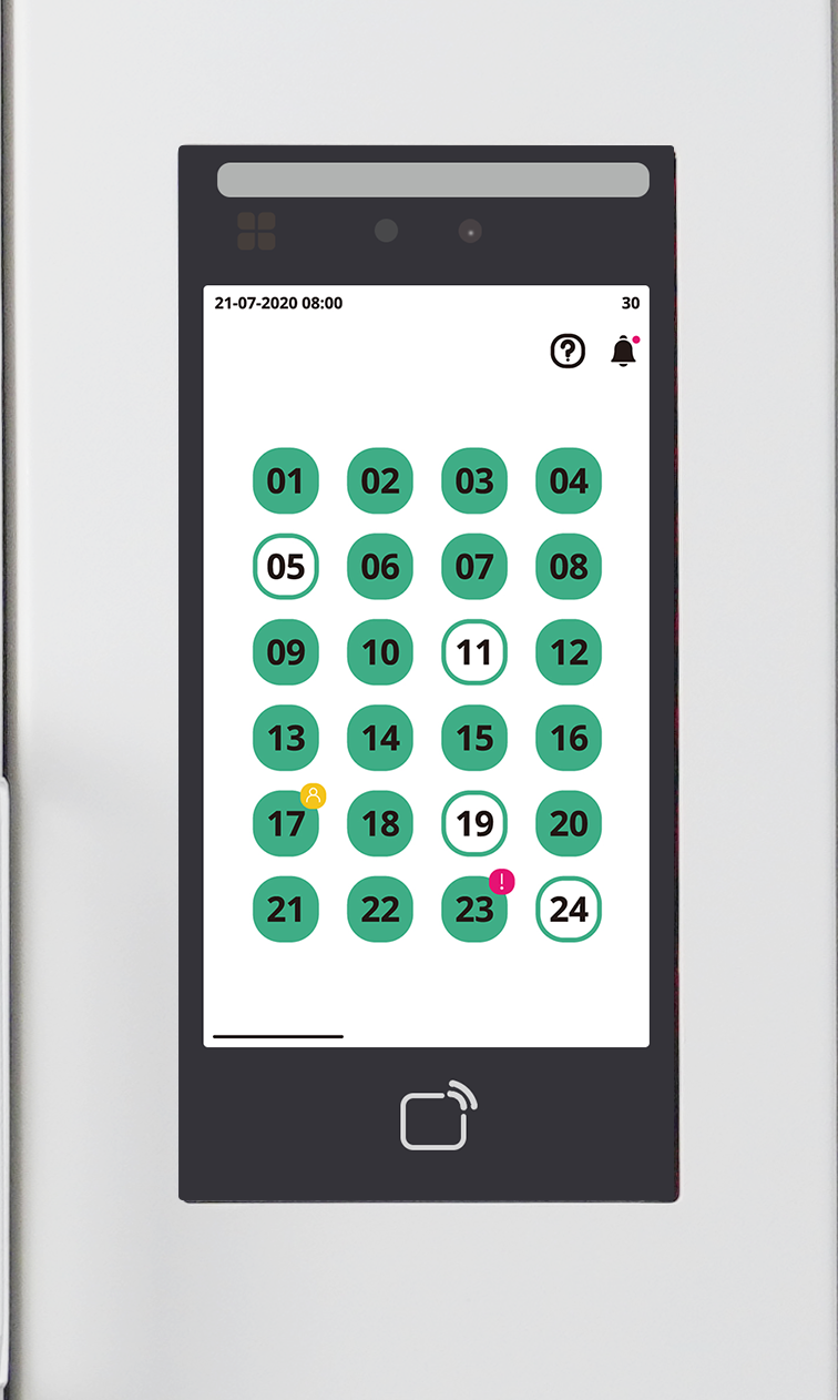 Android User Terminal sa Landwell Key Cabinets